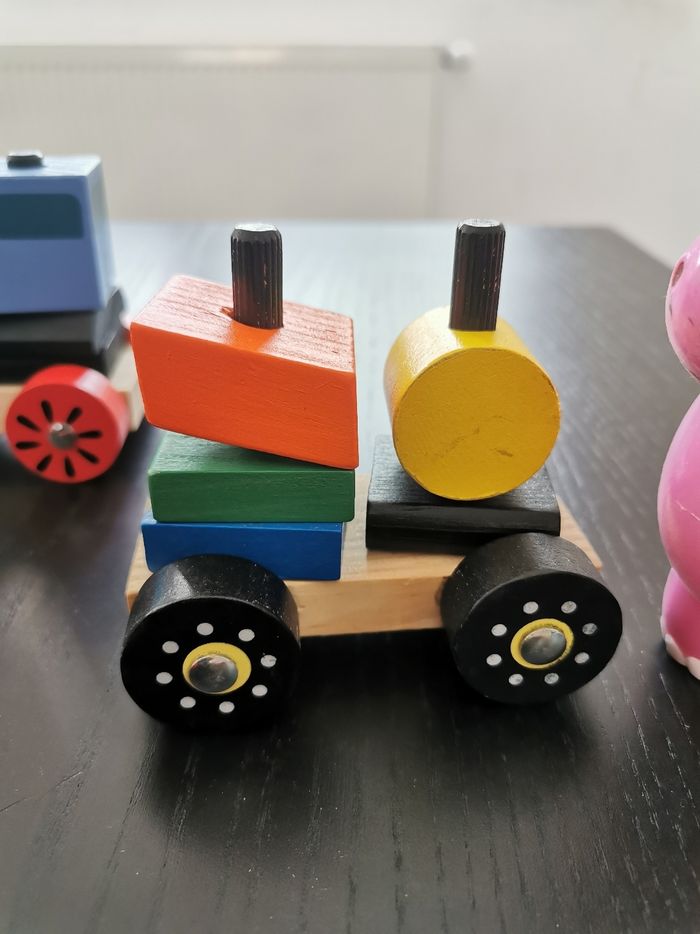 Jouets bois éducatifs colorés - photo numéro 3