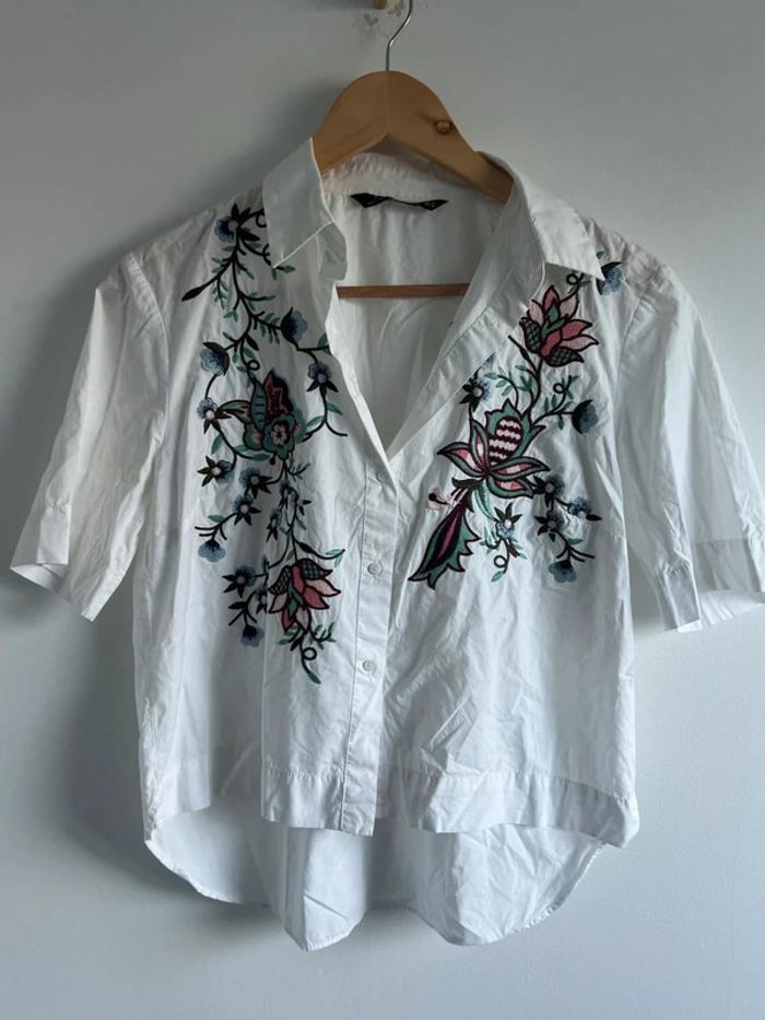 Chemise brodée Zara