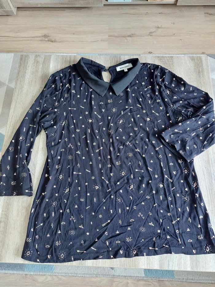 Top manches 3/4 grain de malice t L