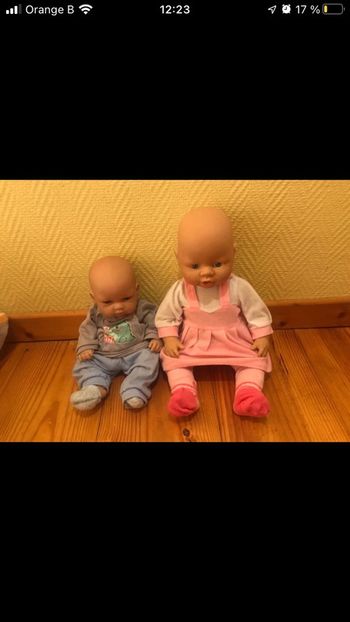 Bébé poupée lot de 2