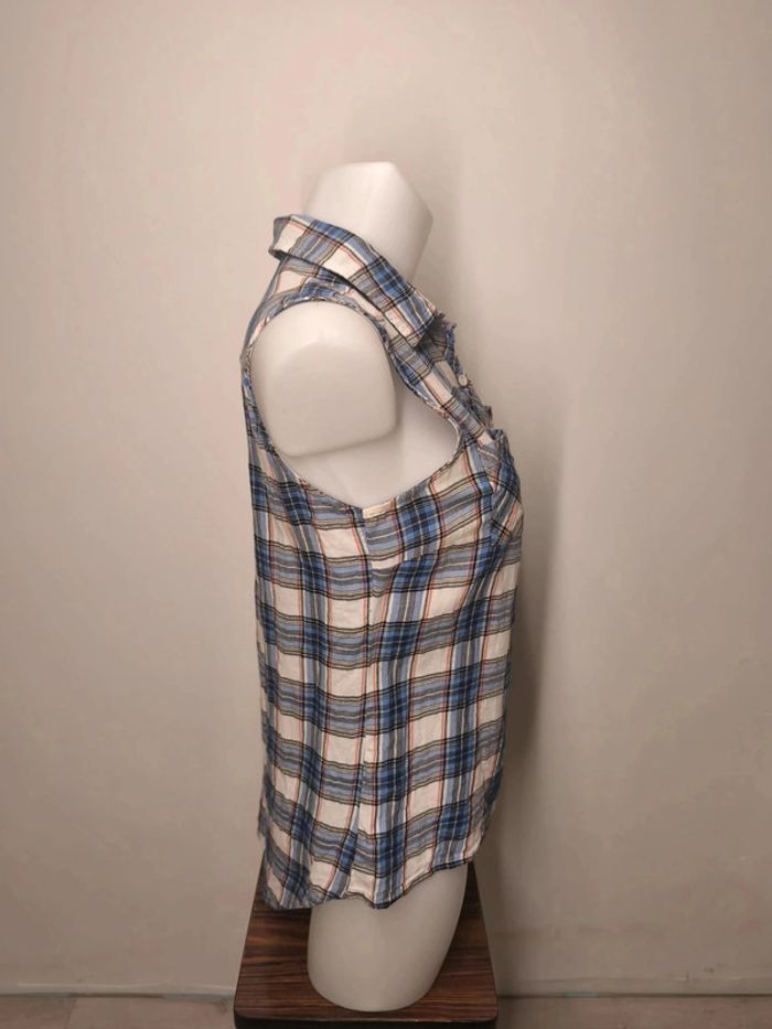 Chemise sans manche Girl Krazy Femme Taille M Carreaux - photo numéro 3