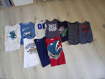 Lot de 10 t-shirt manches longues