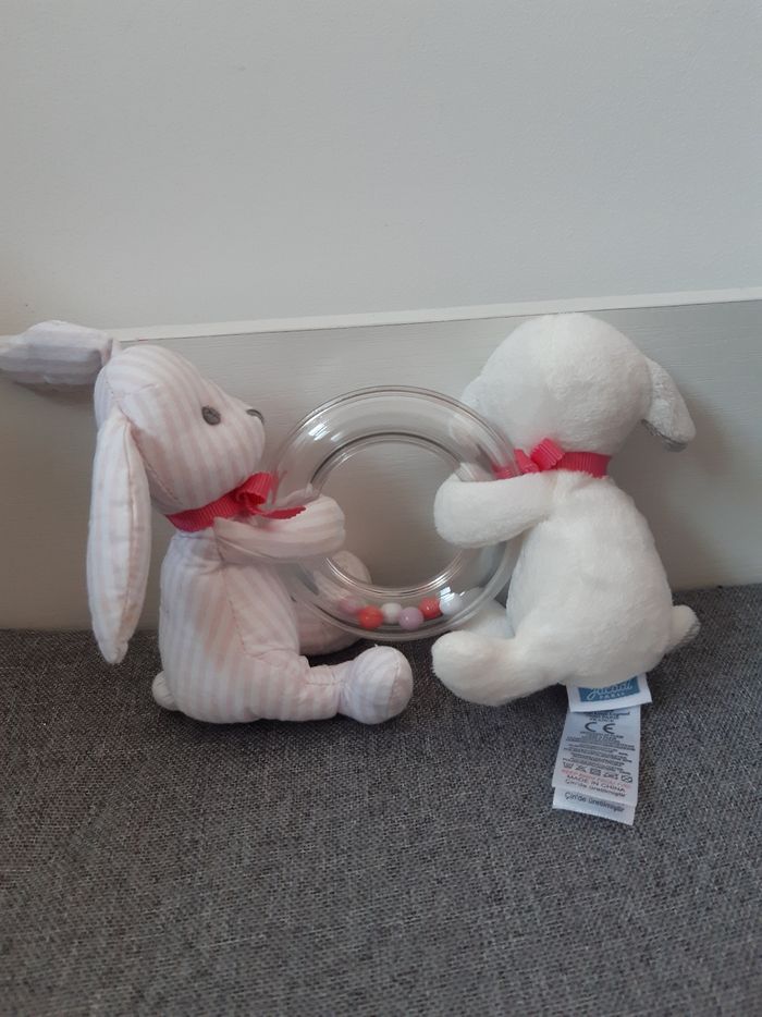 Jouet Peluche Hochet Jacadi - photo numéro 4