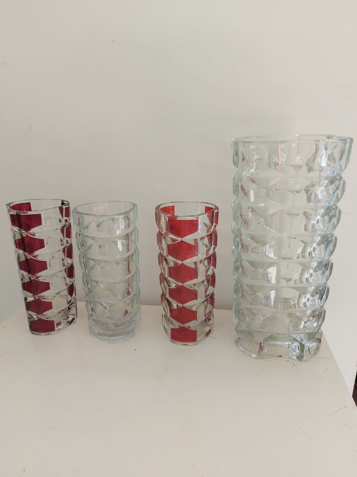 Lot vases art déco vintage France