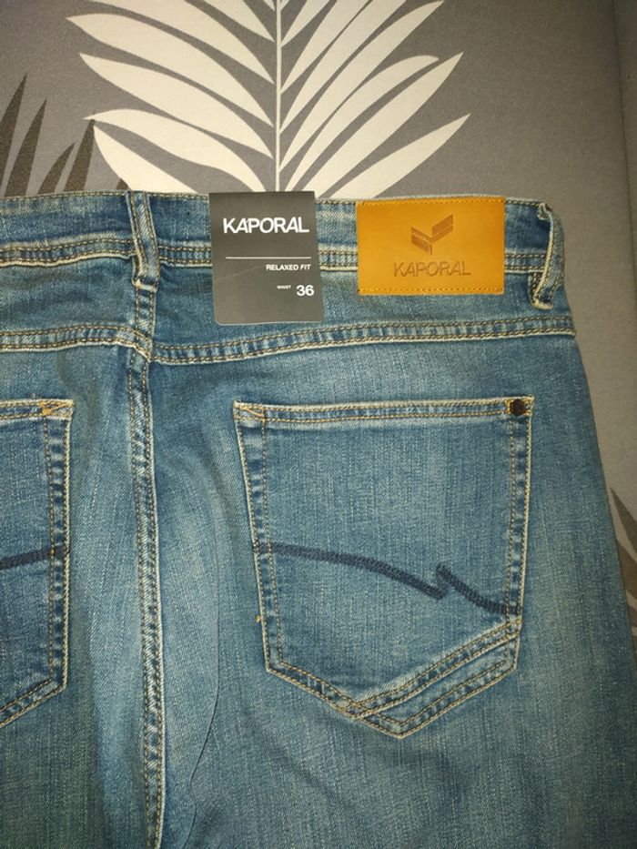 Superbe jean homme Kaporal Relaxed Fit taille 36 soit 46 France neuf - photo numéro 7