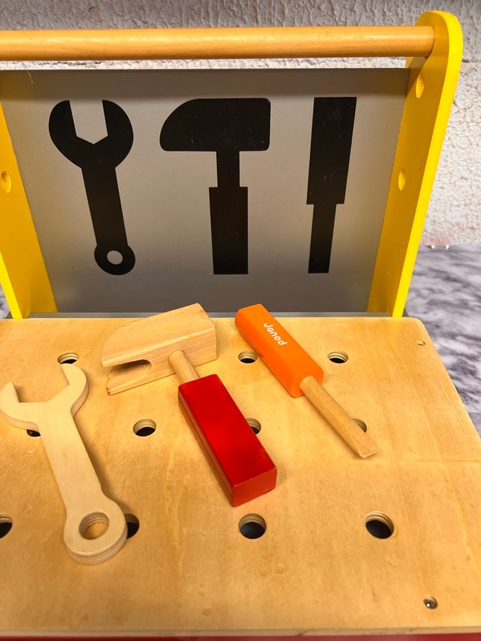 Établi de bricolage bois enfant Janod - photo numéro 4