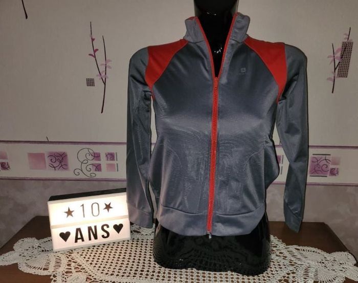 Veste de jogging Domyos 10 ans