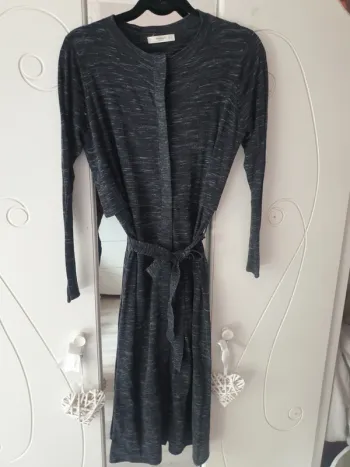 Long gilet mango