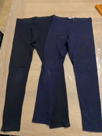 Lot de deux legging fille, 10 ans