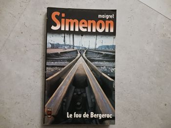 Livre Simenon Le fou de Bergerac
