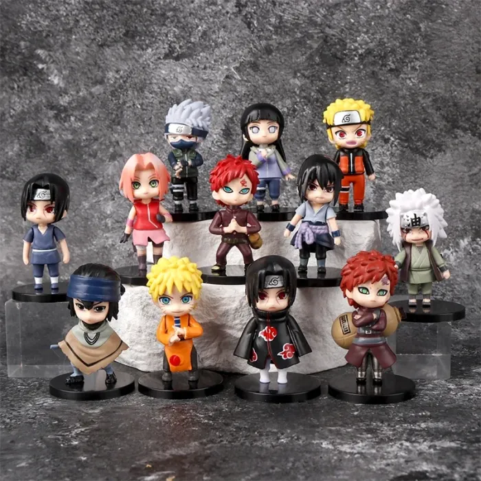 Lot de 12 Figurines Naruto . Neuf