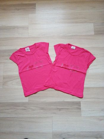 Lot 2 tee-shirt 2 ans
