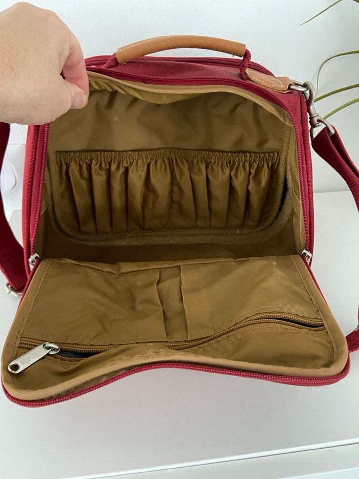 Trousse de Toilette / Vanity de Voyage IN EXTENSO - Rouge Bordeaux - photo numéro 6