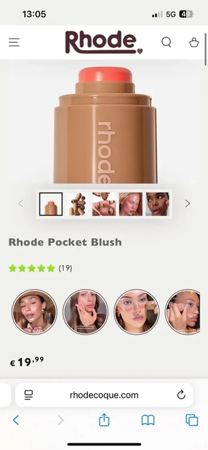 Blush Rhode spicy marg  5.3g Neuf Hailey bieber - photo numéro 7