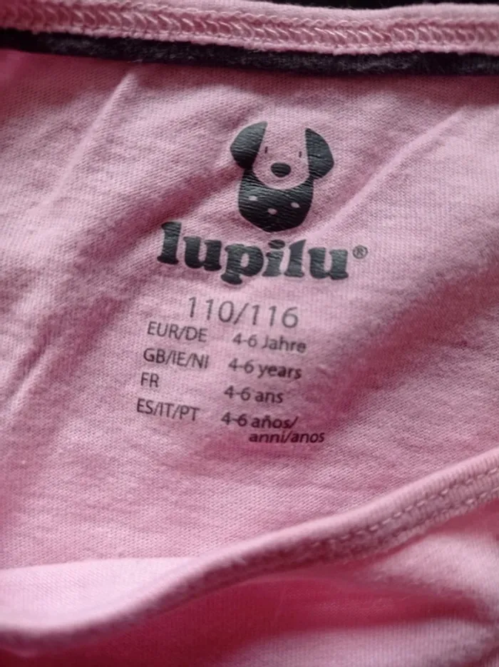 T-shirt manche longue rose - photo numéro 2