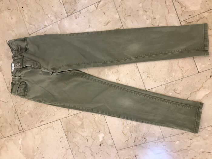 Jean vert  fille 10 Ans