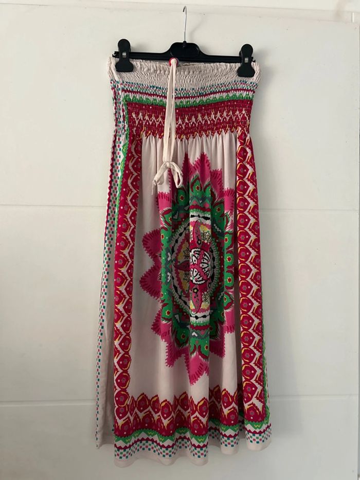 Robe multicolore