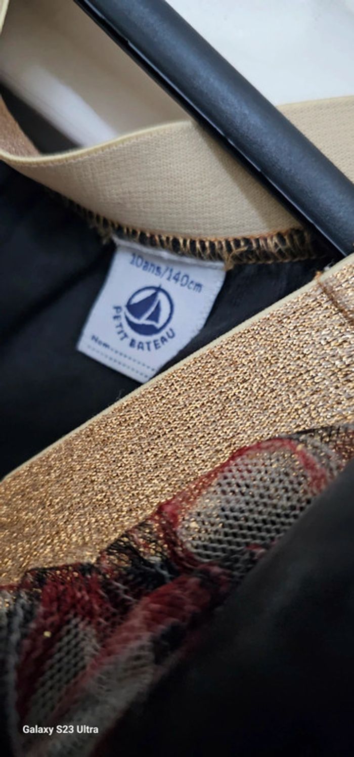 Ensemble 3 pièces Jupe télé Gilet Pull Petit Bateau Catimini 10 ans - photo numéro 7