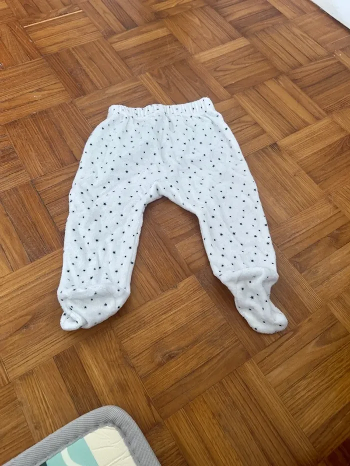 Pantalon avec pied chaud mes petits cailloux 12 mois ( 74 cm) - photo numéro 2