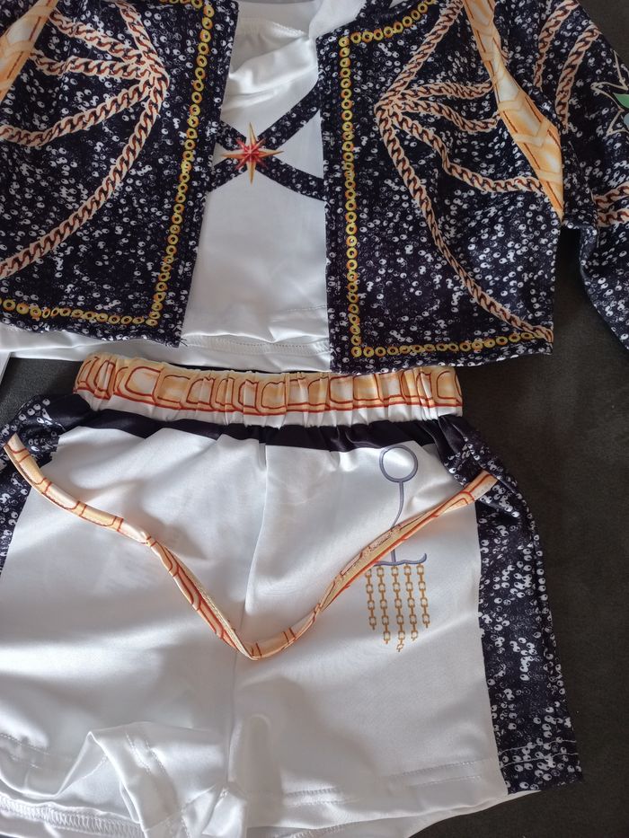 Deguisement ensemble veste short haut kpop demon hunters hunter 4/5 ans - photo numéro 2