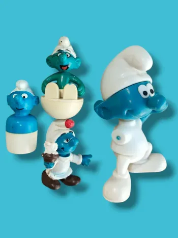 Lot de figurines Schtroumpfs Smurfs vintage – divers modèles AD