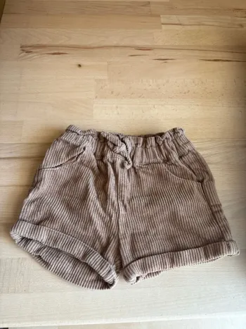 Short en velour
