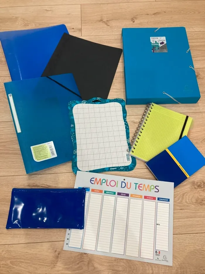 Lot scolaire oxford classeur
