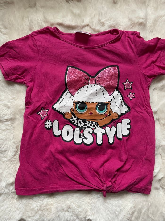 👚 T-shirt fille - lol surprise - 8 ans - 100% coton - très bon état