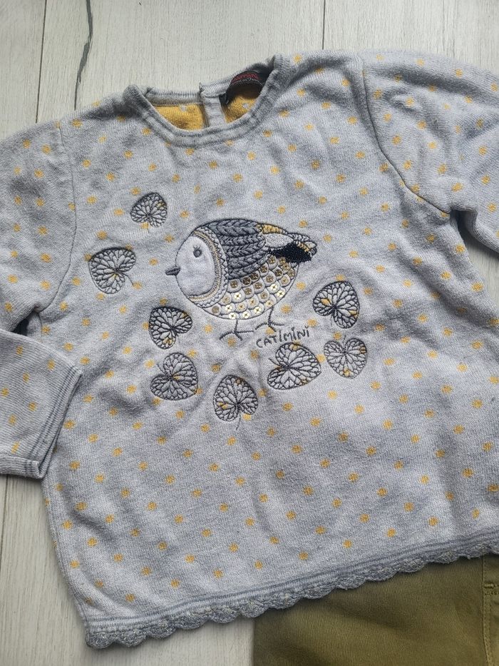 Ensemble 2 pièces hiver fille 4ans zara catimini - photo numéro 2