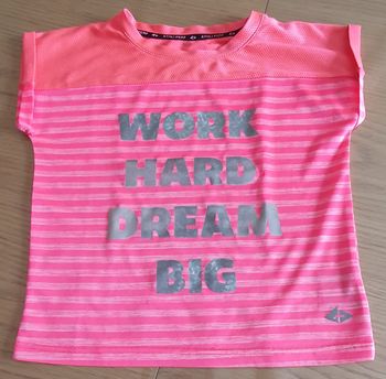 Tee-shirt sport fille 6 ans athlitech