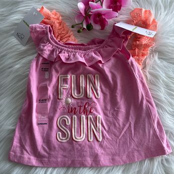 Lots de 2 débardeurs filles