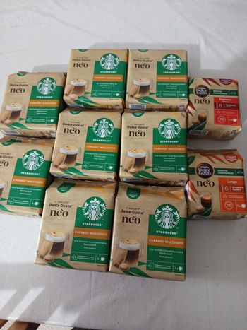 10 paquet de café dolce gusto a 28€