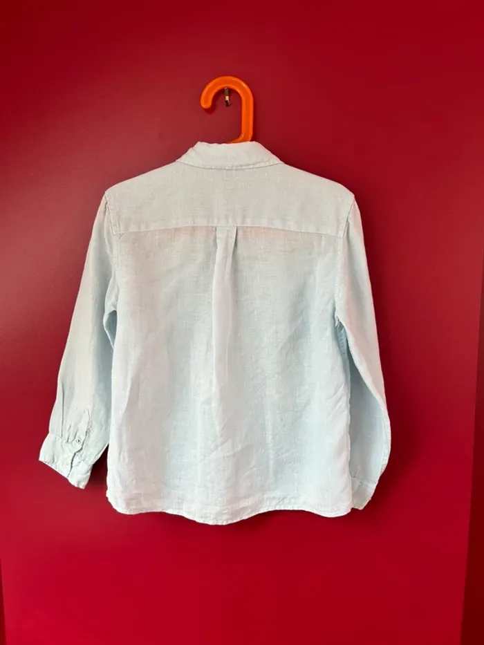 Chemise garçon 100% lin Monoprix kids - photo numéro 2