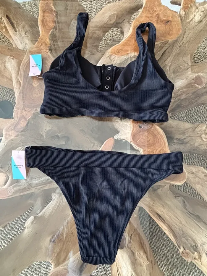 Maillot de bain 2 pièces noir Ardene femme - photo numéro 2