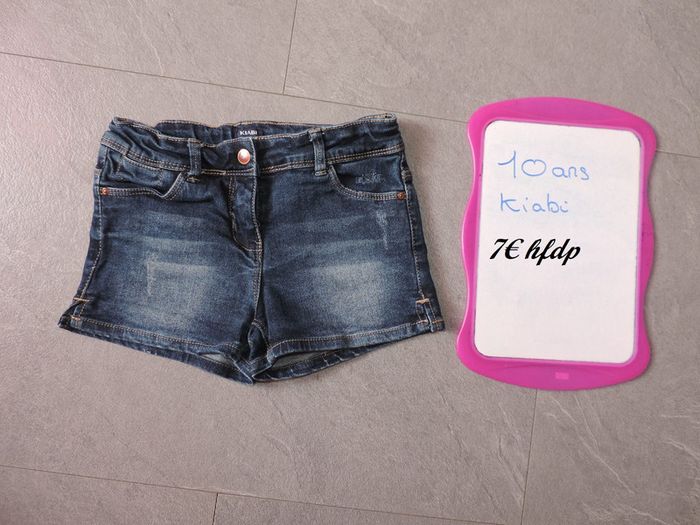 short en jeans kiabi taille 10 ans