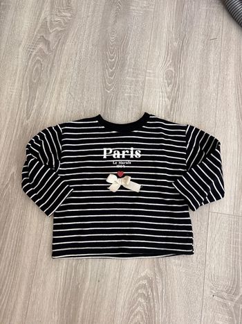 T-shirt épais Zara fille taille 3 ans