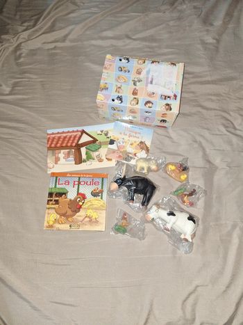 Figurines animaux + livres + CD