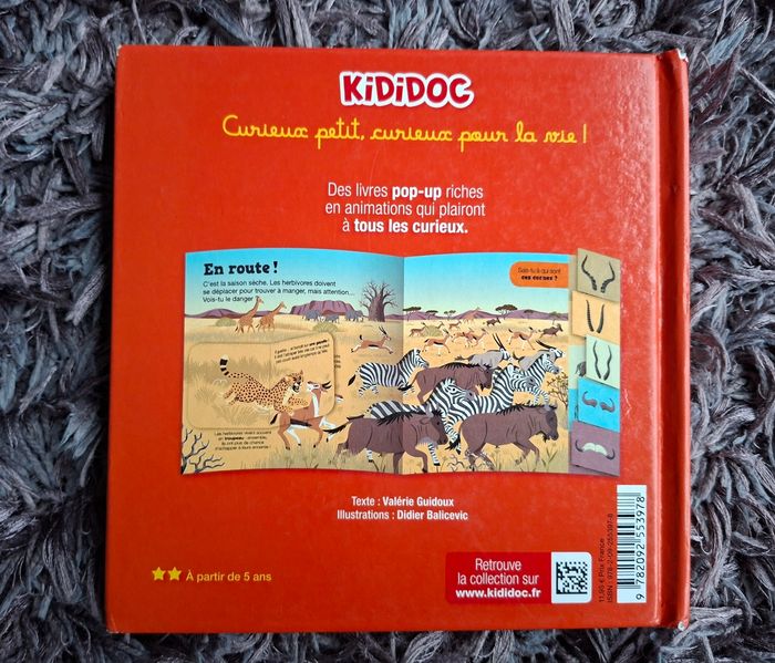 Livre sur les animaux de la savane - photo numéro 4