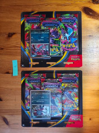 Lot 2 tripacks Pokémon Flammes fantasmagoriques ME2 #4