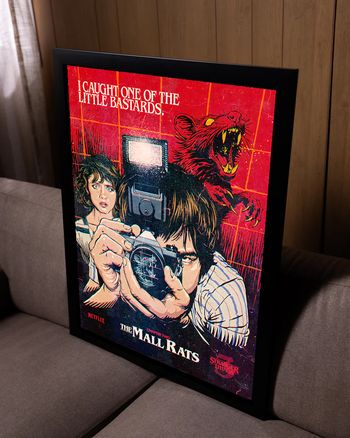 Poster Stranger Things - The Mall Rats - Saison 3
