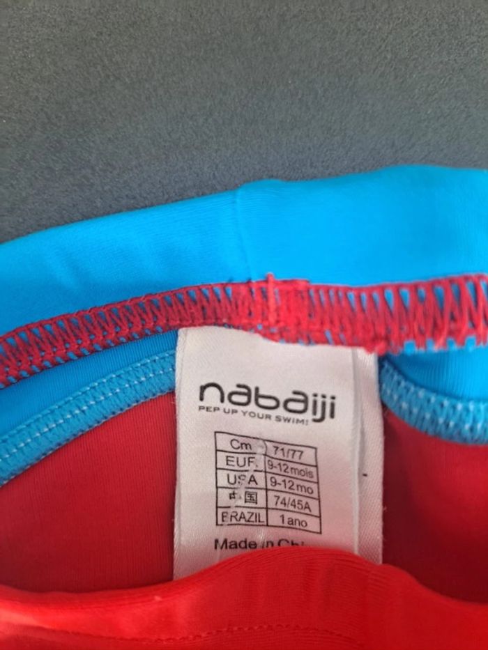 maillot nabaiji 9-12 mois - photo numéro 2