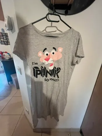 T-shirt long de pyjama marque pink Panther taille M