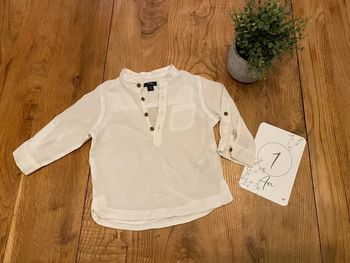 Chemise kiabi manches longues 12 mois