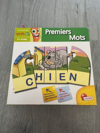 Jeu de société puzzle premiers mots 3/6 ans 