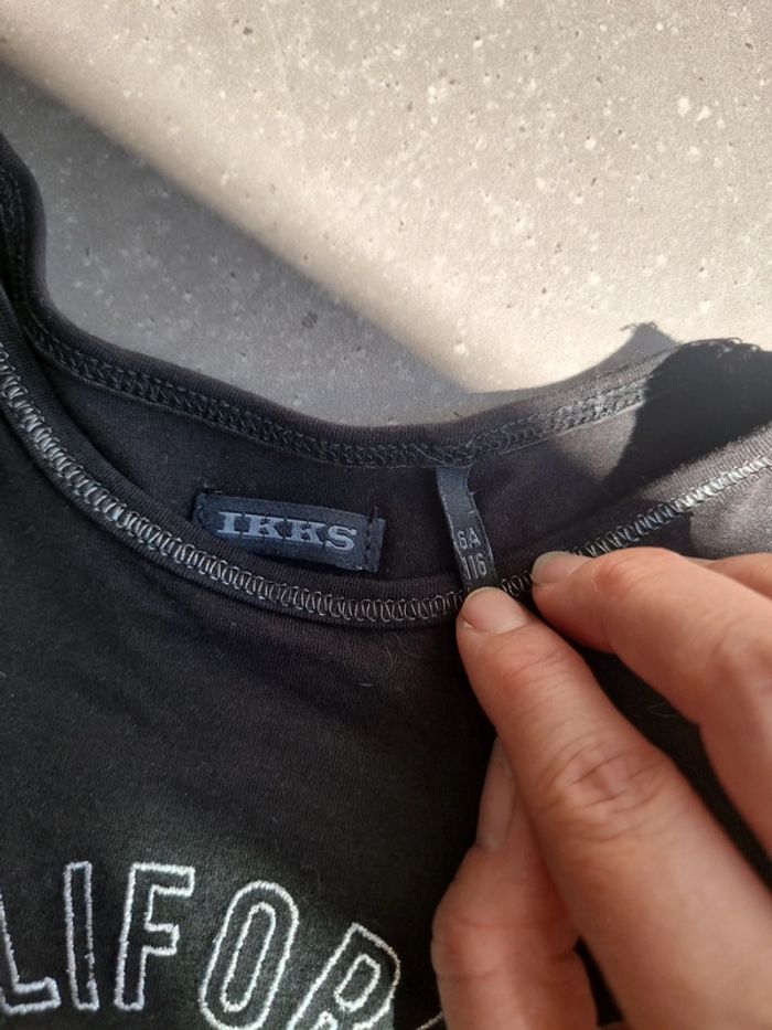 Tee-shirt manches longues ikks 6 ans - photo numéro 2