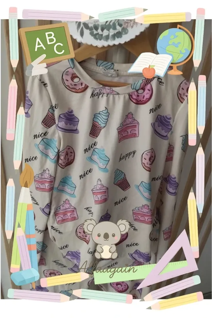 Pyjama shein gourmand 10ans - photo numéro 2