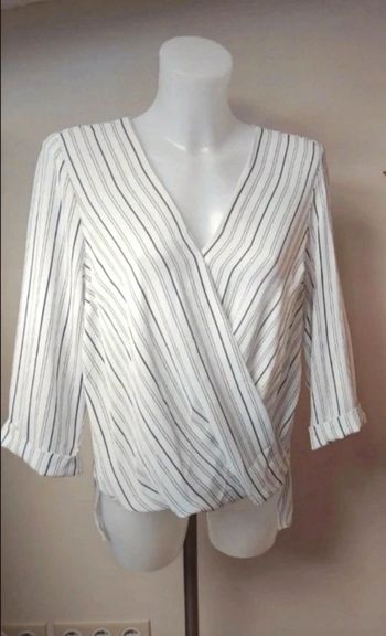 🌺jolie blouse manches 3/4 en voile atmosphère taille 42🌺