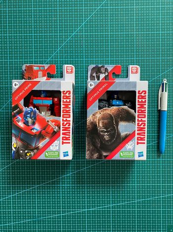 Lot Figurines Transformers - Optimus Prime + Primal - Hasbro 2023