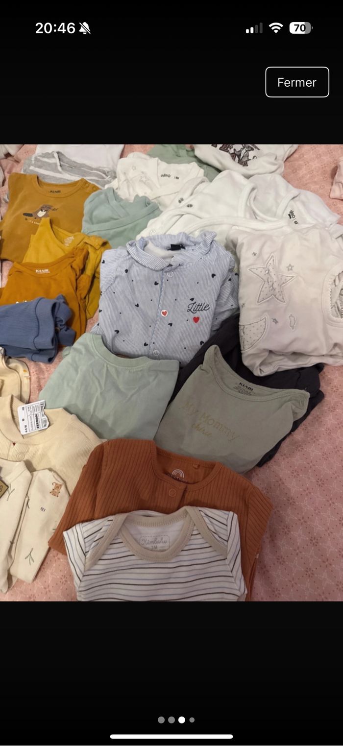 Lot vêtements bébé garçons - photo numéro 2