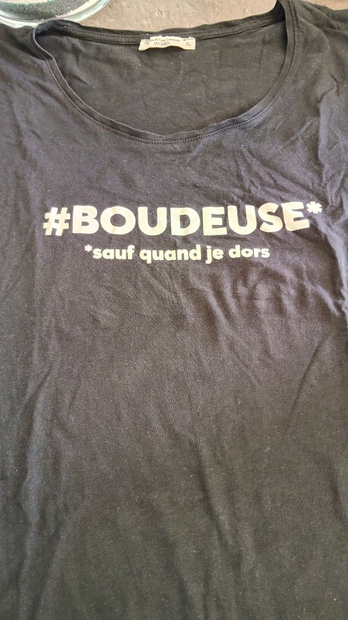 Lot de deux chemises de nuit avec imprimé taille XL - photo numéro 3